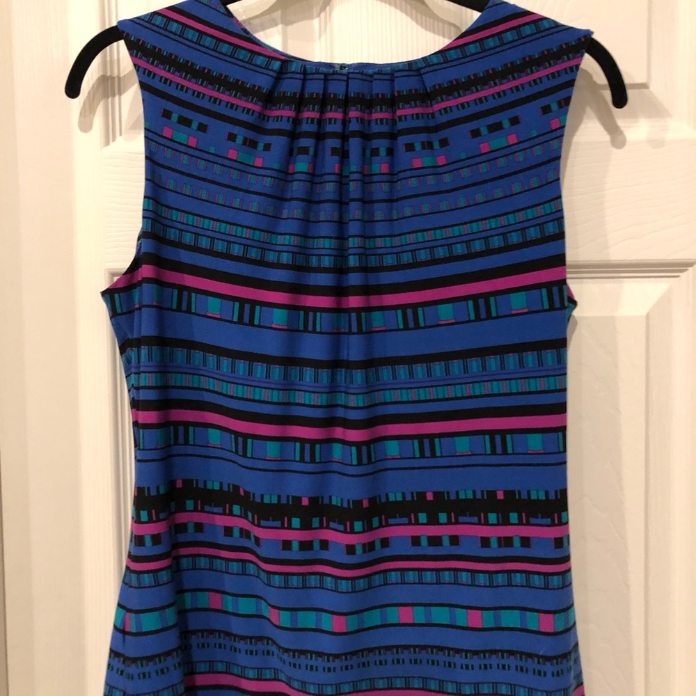 Calvin Klein geometric sleeveless top, sz S
